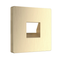 Накладка для розетки телефонной RJ-11 Werkel шампань рифленый W1192010