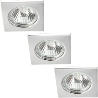 A2210PL-3CC Комплект встраиваемых точечных поворотных светильников Arte Lamp Quadratisch