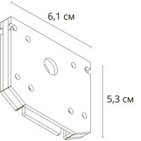 Заглушка для трека Arte Lamp Linea-accessories A484233E