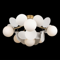 Люстра потолочная с Led лампочками в комплекте LOFT IT 10008/6C White+Lamps