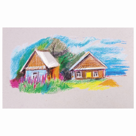 Нарушена упаковка!  <271364> Пастель масляная художественная BRAUBERG ART CLASSIC, 12 цветов, круглое сечение, 181447 (181447)