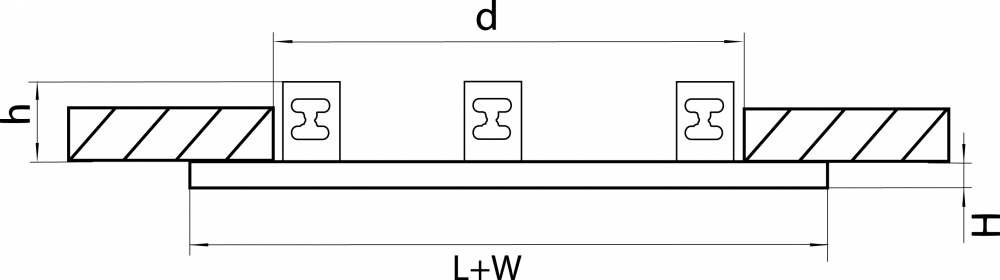 Рамка на 3 светильника Lightstar Domino 214696
