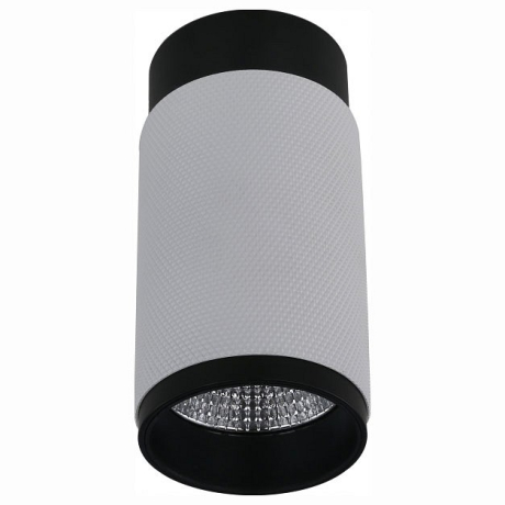 Накладной светильник iLedex Delta 1954-10W-3000K-36 BK+WH 