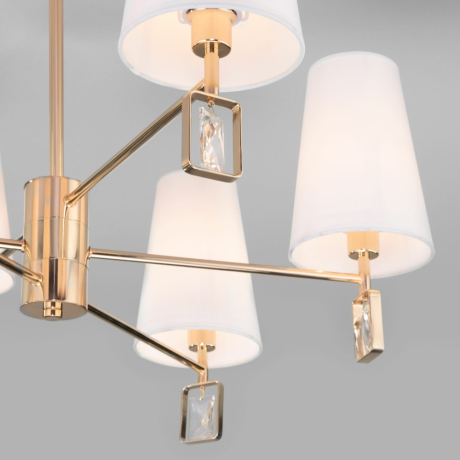 Люстра на штанге Eurosvet Milazzo 60137/6 золото 