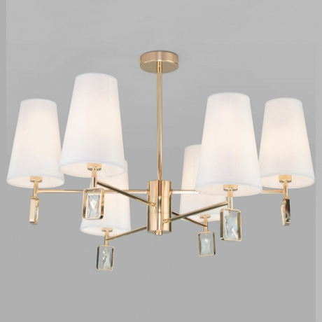Люстра на штанге Eurosvet Milazzo 60137/6 золото 