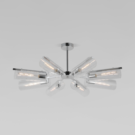 Люстра на штанге Eurosvet Trompeta 70144/8 хром 