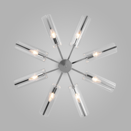 Люстра на штанге Eurosvet Trompeta 70144/8 хром 