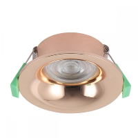 Светильник точечный с Led лампочками в комплекте CRYSTAL LUX CLT 004C1 GO+Lamps