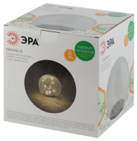 Садовый светильник Шар на солнечной батарее Эра ERASF08-25 (Б0044233)