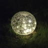 Садовый светильник Шар на солнечной батарее Эра ERASF08-25 (Б0044233)