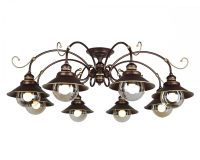 Люстра потолочная со светодиодными лампочками E27, комплект от Lustrof. №97358-657128