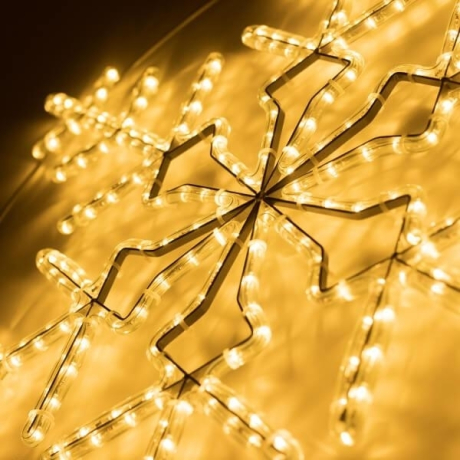 Светодиодная фигура Снежинка теплый свет Ardecoled ARD-Snowflake-M3-920x920-432Led Warm (34251)