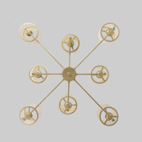 Люстра на штанге Eurosvet Inari 60144/8 золото