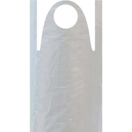 Нарушена упаковка!  <270721> Фартуки полиэтиленовые, КОМПЛЕКТ 100 шт., одноразовые, СТАНДАРТ, размер 68 см х 110 см, плотность 12 мкм, LAIMA, 610850 (610850)