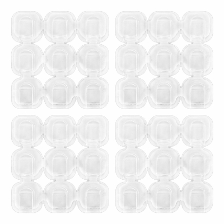 Нарушена упаковка!  <672484> Крючки самоклеящиеся для гирлянд и проводов 1,5х1,5см, КОМПЛЕКТ 36 шт., LAIMA Home, 608796 (608796)