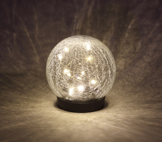 Садовый светильник Шар на солнечной батарее Эра ERASF012-24 (Б0044232)