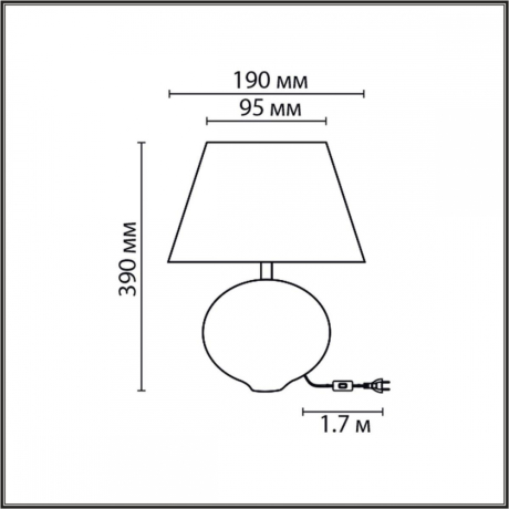 Настольная лампа Lumion Moderni Tapala 8139/1T 