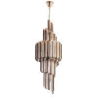 Каскадная люстра со светодиодными лампочками E14 , комплект от Lustrof. №178700-622820