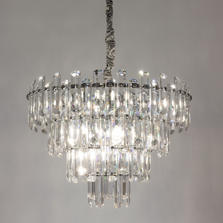 Каскадная люстра со светодиодными лампочками E14 , комплект от Lustrof. №444831-622994 