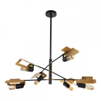 Люстра на штанге Indigo Severo 10004/6R Black