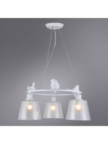 Подвесная люстра Arte Lamp Passero с поддержкой Маруся A4289LM-3WH-М 