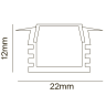 Профиль накладной Maytoni Led Strip Алюминиевый профиль ALM005S-2M 