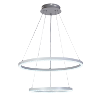 Подвесная диммируемая люстра с пультом ДУ Profit Light 6037/2 WHT 116W