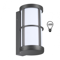 Уличный настенный светильник Novotech Zebra с лампочкой 370775+Lamps E27 Свеча