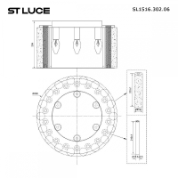 Накладной светильник ST-Luce Delight SL1516.302.06