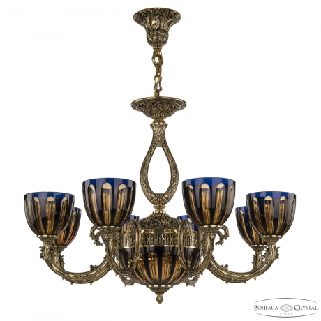 Люстра 71309P/8/210 GB P1 U Amber-Blue/H-1H Bohemia Ivele Crystal 