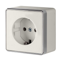 Розетка с заземлением Werkel Gallant (слоновая кость) W5071003