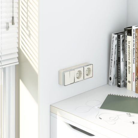 Розетка с заземлением Werkel Gallant (слоновая кость) W5071003