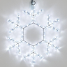 Светодиодная фигура Снежинка холодный свет Ardecoled ARD-Snowflake-M7-450X375-126Led White (34249)