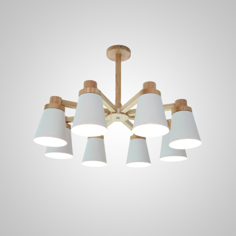 Люстра на штанге Prop 8 Green ImperiumLoft prop01 (191992-23) 