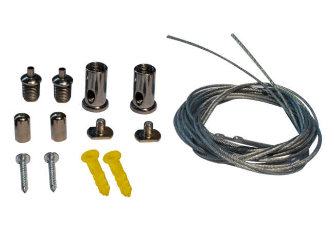 Подвесной комплект для магнитного шинопровода (2 шт.) Crystal Lux CLT 0.206 01 