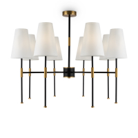 Люстра на штанге Freya Tida FR5196PL-08BBS