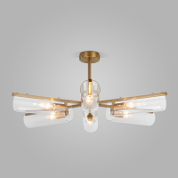 Люстра на штанге Eurosvet Trompeta 70144/6 латунь