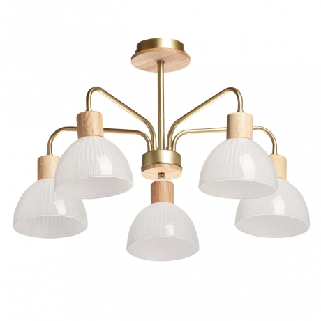Люстра на штанге с лампочками DeMarkt 635016405+Lamps 
