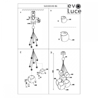 Подвесная люстра EVOLUCE Satturo SLE103143-06